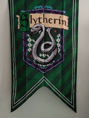 Harry Potter Slytherin Shield Banner Hot Topic Exclusive
